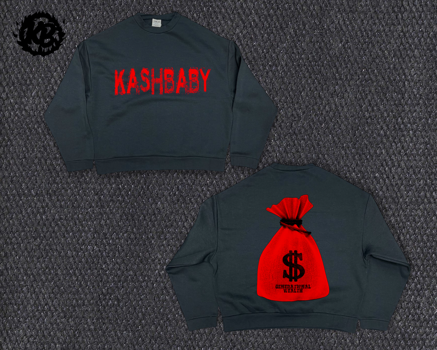 KB GW MONEYBAG CREWNECK