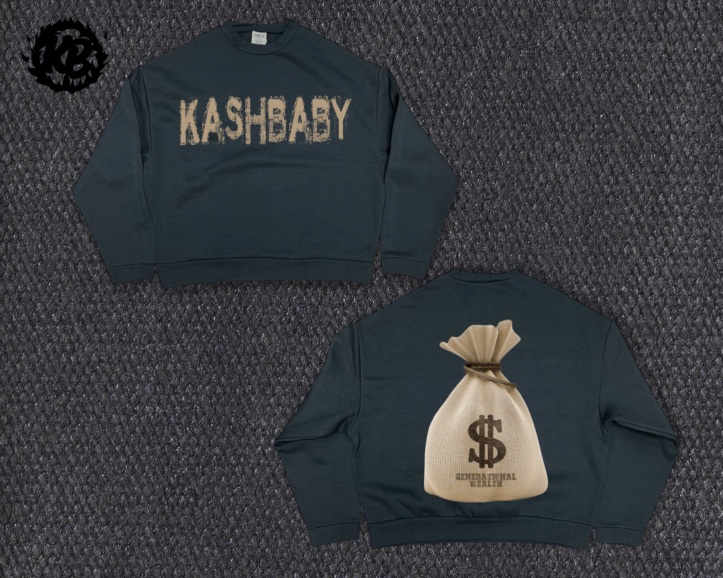 KB GW MONEYBAG CREWNECK