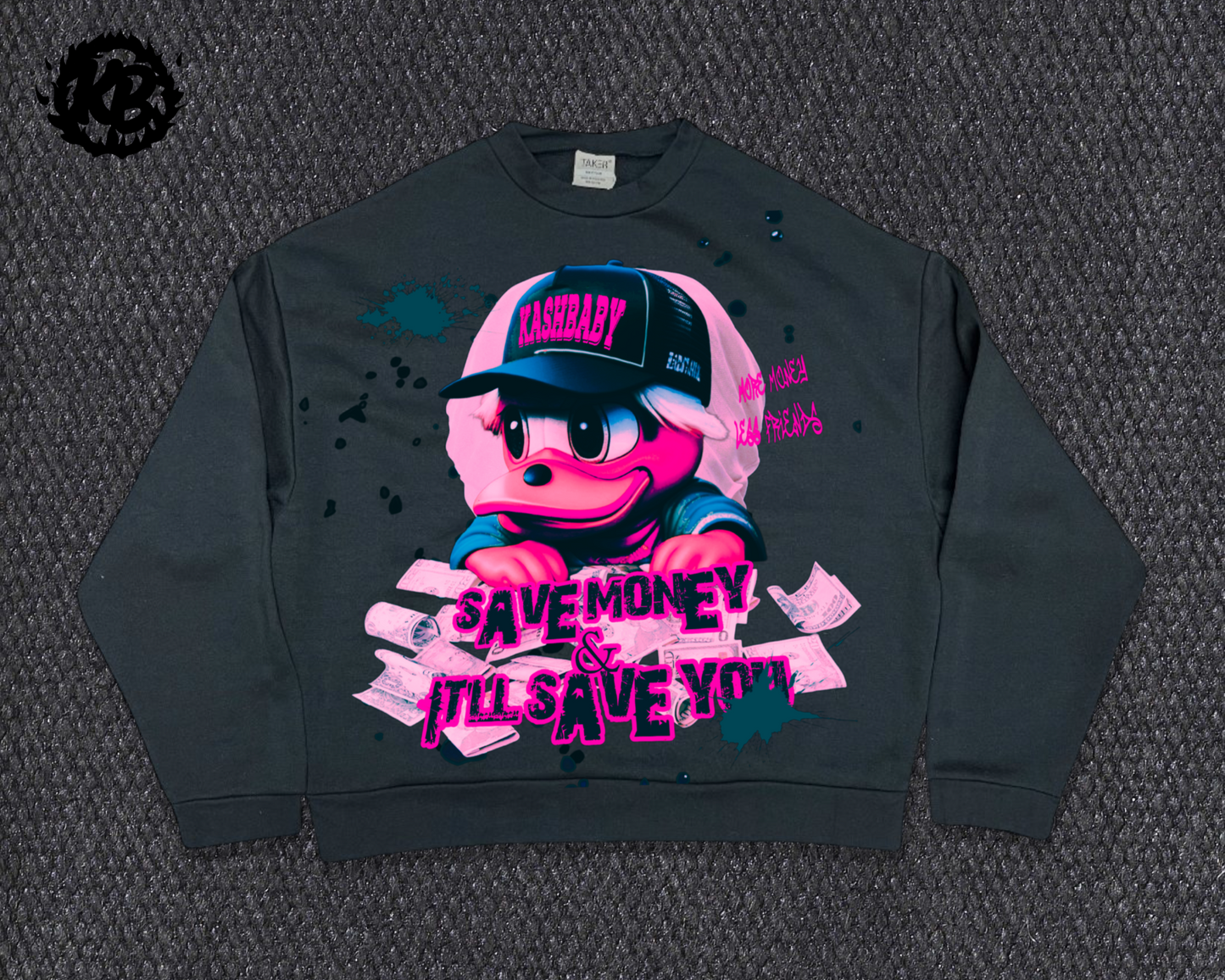 KB BLUES MCDUCK CREWNECK